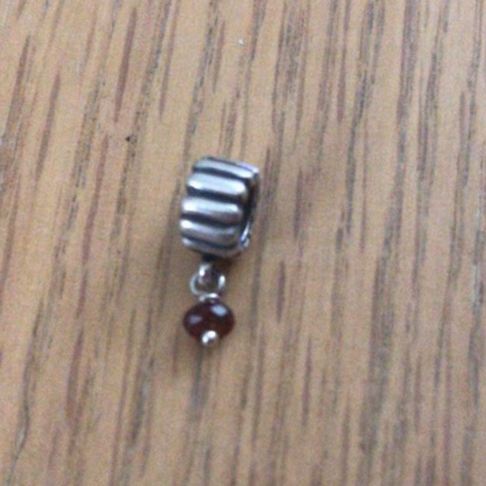 Pandora Garnet Birthstone Charm
